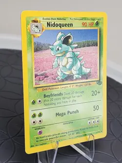 Nidoqueen Pokemon Card 23/64 Jungle Holo Rare Trading Card Game NEAR MINT - Image 3