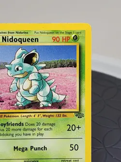 Nidoqueen Pokemon Card 23/64 Jungle Holo Rare Trading Card Game NEAR MINT - Image 5