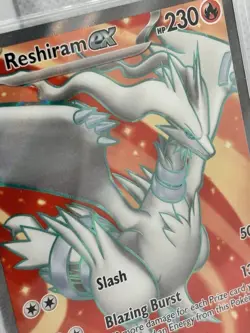 Pokemon TCG Reshiram EX Full Art Ultra Rare White Flare Card 158/086 AGS 10 - Image 4