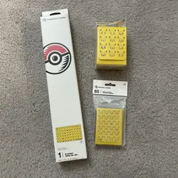 Pokemon TCG - Pikachu Moods Playmat + Deck Box + Card Sleeves (65) - Image 1