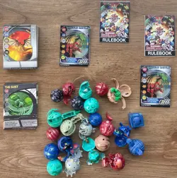 Bakugan Battle Brawlers 2008 Lot 18 Reg Cards, 19 Magnetic, 23 Figures - Image 1