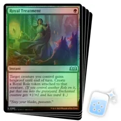FOIL ROYAL TREATMENT X4 Wilds Of Eldraine WOE Magic MTG MINT CARD - Image 1