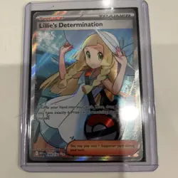 Pokemon TCG Mega Evolution Lillie’s Determination Full Art Trainer Card 169/132 - Image 3
