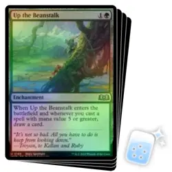 FOIL UP THE BEANSTALK X4 Wilds Of Eldraine WOE Magic MTG MINT CARD - Image 1