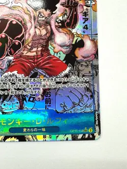 LP ONE PIECE Card Luffy OP11-118 SEC A manga comic Super Parallel Japan - Image 5