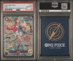 PSA 10 GEM MT Uta SP OP02-120 Awakening of the New Era One Piece TCG Graded Card - Image 3