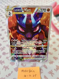 Pokemon TCG SWSH: Sword & Shield Promo Cards #SWSH291 Lucario VSTAR NM - Image 1