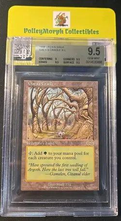 Gaea's Cradle - Urza's Saga, BGS 9.5 GEM MINT Reserve List NM MINT CGC PSA Gaea - Image 1