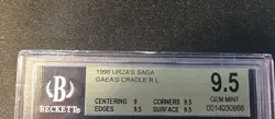 Gaea's Cradle - Urza's Saga, BGS 9.5 GEM MINT Reserve List NM MINT CGC PSA Gaea - Image 3