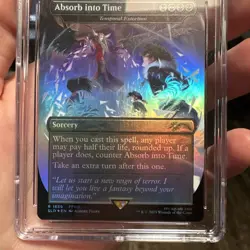 2025 MTG Final Fantasy SLD Secret Lair Drop Foil #1859 Absorb into Time CGC 9 - Image 3