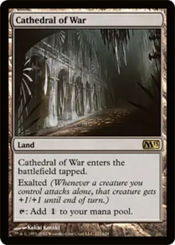 Cathedral of War - Foil NM, English MTG Magic 2013 (M13) - Image 1