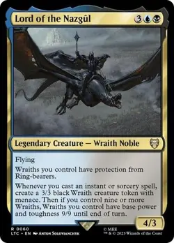 Lord of the Nazgul - LOTR - NM - MTG - Magic The Gathering - Image 1