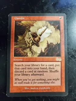 MTG - Gamble - Urza’s Saga (LP) TRACKING INCLUDED - Image 1