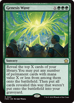 Genesis Wave [Foundations] Magic MTG - Image 1