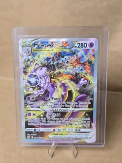 Pokemon TCG Mewtwo VSTAR GG44/GG70 Crown Zenith Galarian Gallery Rare - Image 1