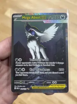 Mega Absol EX SIR 180/132 - Pokemon TCG - Mega Evolution - ENGLISH NM PACK FRESH - Image 1