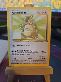 Pokemon TCG Kangaskhan Jungle Unlimited Rare 21/64 Non- Holo Near Mint NM - Image 1
