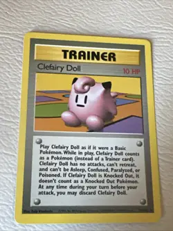 Pokemon TCG - Clefairy Doll - 70/102 - Rare - Base Set Unlimited - Image 1