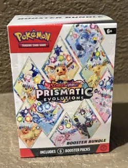 Pokemon TCG Prismatic Evolutions Booster Bundle Lot of 3 SEALED - Image 2