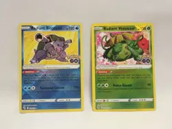 BOTH Radiant Venusaur 004/078 & Radiant Blastoise 018/078 Pokemon GO Holo NM+ - Image 1