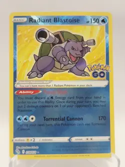 BOTH Radiant Venusaur 004/078 & Radiant Blastoise 018/078 Pokemon GO Holo NM+ - Image 2