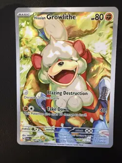 Hisuian Growlithe 181/167 Twilight Masquerade Mint Condition Pokemon TCG - Image 1