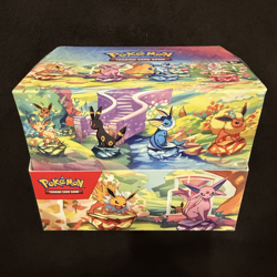Pokemon TCG Scarlet And Violet Prismatic Evolutions Mini Tin Display Box IN HAND - Image 1