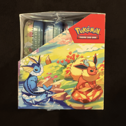 Pokemon TCG Scarlet And Violet Prismatic Evolutions Mini Tin Display Box IN HAND - Image 3
