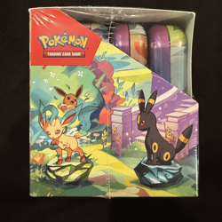 Pokemon TCG Scarlet And Violet Prismatic Evolutions Mini Tin Display Box IN HAND - Image 4