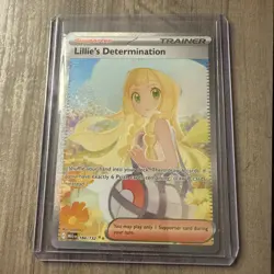 Pokemon Lillie's Determination SIR 184/132 Mega Evolution ENGLISH Pack Fresh - Image 1