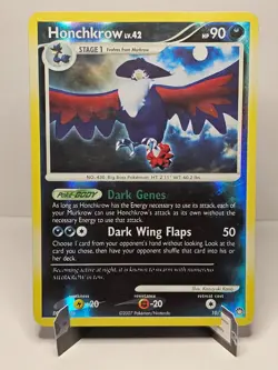 Honchkrow [10/123] {Mysterious Treasures} Reverse Holo Pokemon 2007 - Image 1