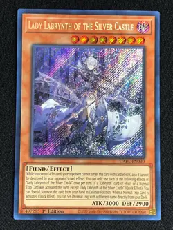 YUGIOH LADY LABRYNTH OF THE SILVER CASTLE DABL-EN030 1ST SECRET NM - Image 1