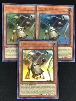 YUGIOH KOZMO TINCAN GFTP-EN085 1ST ULTRA X3 - Image 1