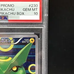 PSA 10 Poncho Wearing Pikachu Rayquaza 230/XY-P Promo Pokemon Card Japanese 2016 - Image 3