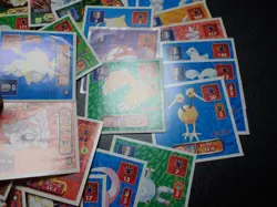 Pokemon Card Amada Sticker Non Holo x60 Machamp Slowbro Rapidash etc #4621 - Image 2