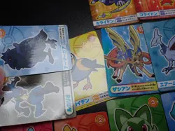 Pokemon Bandai Namco Amusement Mega Get Card x12 Lucario Skarmory etc #4803 - Image 3