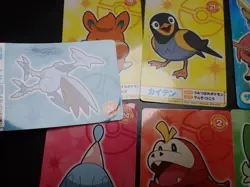 Pokemon Bandai Namco Amusement Mega Get Card x12 Lucario Skarmory etc #4803 - Image 4