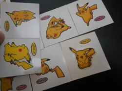 Pokemon Card Daiichi Bread Promo Sticker Pikachu x13 SET #4259 - Image 3