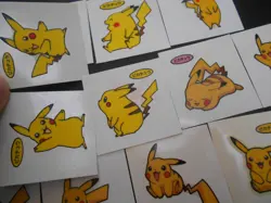 Pokemon Card Daiichi Bread Promo Sticker Pikachu x13 SET #4259 - Image 4