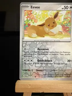 EEVEE - 135/167 Twilight Masquerade NM - Reverse Holo Common - Pokemon TCG Card - Image 2
