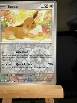 EEVEE - 135/167 Twilight Masquerade NM - Reverse Holo Common - Pokemon TCG Card - Image 3