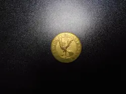 Pokemon Card Banpresto 1997 Promo Game Coin Gold Articuno #2362 - Image 1