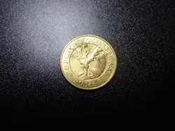 Pokemon Card Banpresto 1997 Promo Game Coin Gold Articuno #5396 - Image 1