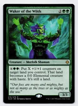 [MISPRINT] Waker of the Wilds [215/279] XLN Rare Non-Foil [MTG Card English] - Image 3