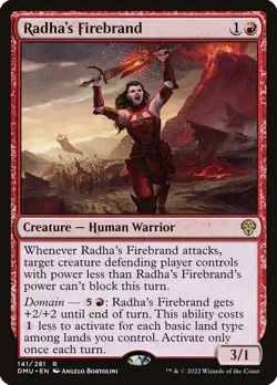 Radha's Firebrand Dominaria United (DMU) NM MTG Non-Foil - Image 1