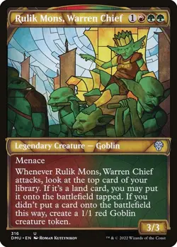 Rulik Mons, Warren Chief Dominaria United (DMU) NM MTG Non-Foil - Image 1