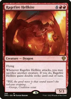Ragefire Hellkite Dominaria United (DMU) NM MTG Non-Foil - Image 1