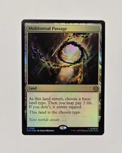 Multiversal Passage #180 Foil Marvel's Spider-Man MTG Magic The Gathering - Image 1
