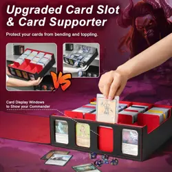 MTG Deck Box for 3000+ Trading Cards, Trading Card Storage Box with 20 Colorful - Image 3