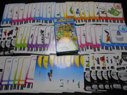 Pokemon Music Musical Note Card Best Wishes Complete x70 Pikachu Ash etc #3758 - Image 1
